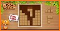 Puzzle Block Grid Wood related image