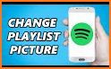 Change playlist image - Spotify related image