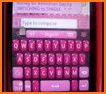 Pink Glitter Heart Keyboard Theme related image