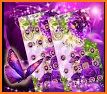 Pink Purple Neon Butterfly Flower Theme related image