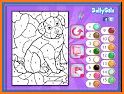 Coloring by numbers games for adults related image