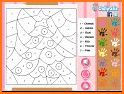 Coloring by numbers games for adults related image