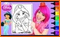 Princess Coloring Page game related image