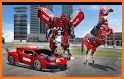 Multi Robot Transforming : Wild Horse Police Car related image